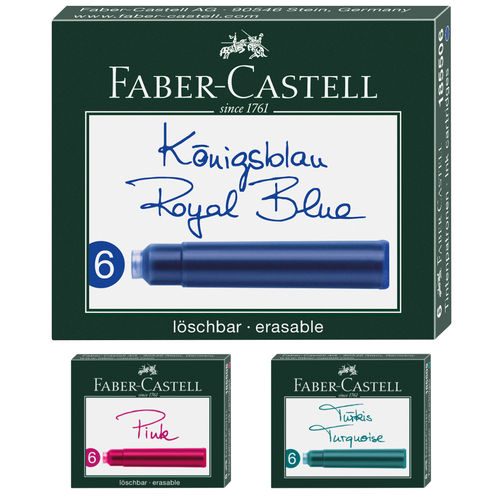 Faber Castell Tintenpatronen Standard - löschbar