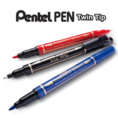 Pentel Pen Twin Tip Permanent Marker