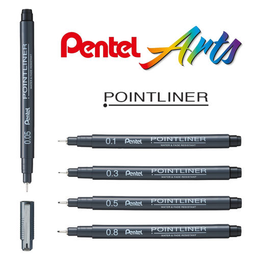 Pentel Pointliner - Fineliner der neuen Generation
